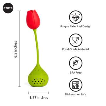 OTOTO Cute Tea Infuser - Loose Leaf Tea Steeper, Tea Accessories, Tea Diffusers, Tea Strainers, Cute Gifts, Tea Gift Set, Kitchen Gifts Cooking Gadgets