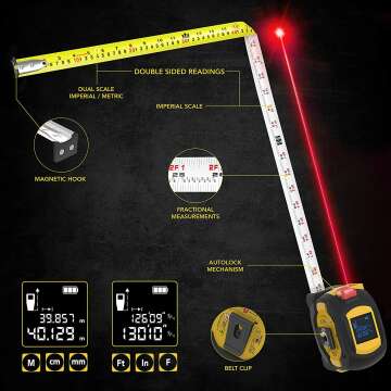 LEXIVON Laser Tape Measure