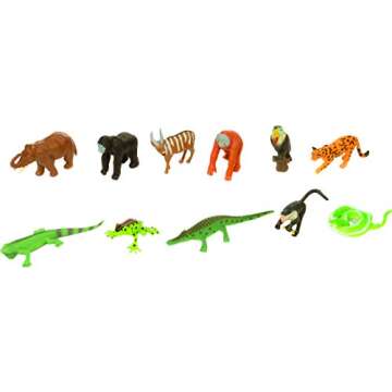 Wild Republic Rainforest Nature Tube, Toy Figures, Kids Gifts, Educational Toys for Kids, 12 Piece Set