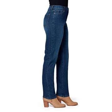 Gloria Vanderbilt Women's Amanda Classic High Rise Tapered Jean Standard, Scottsdale, 2 Short