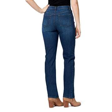 Gloria Vanderbilt Women's Amanda Classic High Rise Tapered Jean Standard, Scottsdale, 2 Short