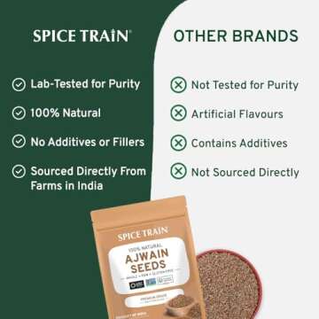 Ajwain Seeds 397g | Vegan Carom Seeds | Non-GMO