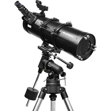 Orion SpaceProbe 130ST Equatorial Reflector Telescope for the Serious Adult Astronomy Beginner - Portable Telescope for Stargazing & Deep-sky Objects