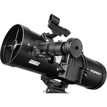 Orion SpaceProbe 130ST Equatorial Reflector Telescope for the Serious Adult Astronomy Beginner - Portable Telescope for Stargazing & Deep-sky Objects