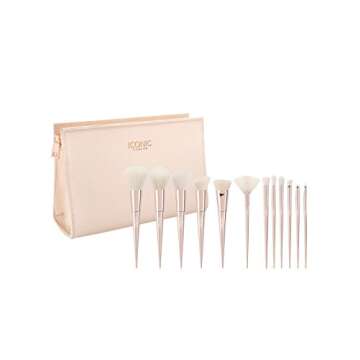 ICONIC London Ultimate Brush Set - 12 Super Luxe Pearl Gold Brushes