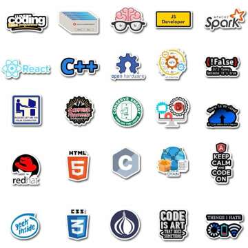 Developer Laptop Stickers Pack