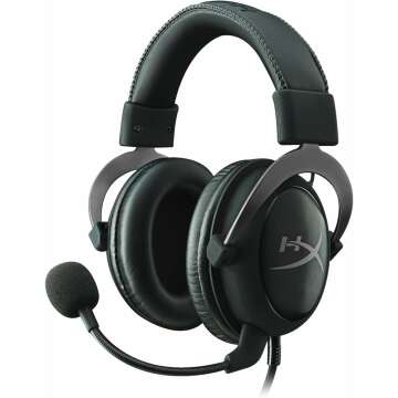 HyperX Cloud II Gaming Headset - 7.1 Surround Sound - Memory Foam Ear Pads - Durable Aluminum Frame - Works with PC, PS4, Xbox - Gun Metal
