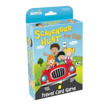 Briarpatch Travel Scavenger Hunt Card Game for Kids, Activities for Family Vacations, Road Trips and Car Rides, Ages 6 and Up