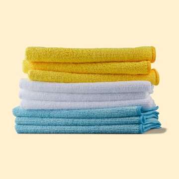 Microfiber Cleaning Cloths - 36 Pack Amazon Basics