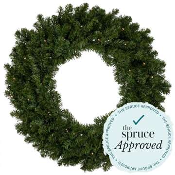 Northlight Canadian Pine Artificial Christmas Wreath - 20" - Unlit