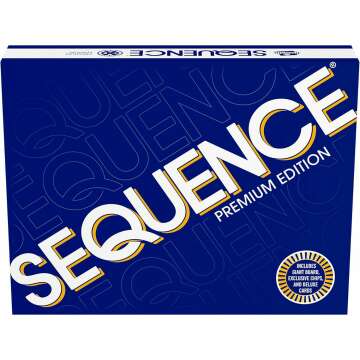 Sequence Premium Edition Game - Giant Board, Exclusive Chips & Cards