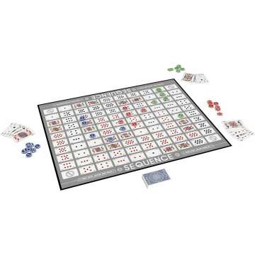 Sequence Premium Game with Giant Board & Deluxe Pieces