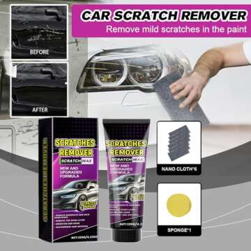 Nano Cloth Car Scratch Remover, 2025 New Nano Cloth for Car Scratches, Car Scratch Repair Paste Polishing Wax, Auto Scratch Remover for Vehicles Cars Scratch Repair Kit (1 PCS)