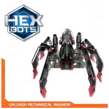 HEX BOTS Remote Control Tarantula, Rechargeable Robot Spider Toys for Kids, Adjustable Robotic Tarantula Spider, Robot Toys for Boys & Girls Ages 6 & Up