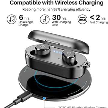 TOZO Wireless Headphones with Long Battery Life