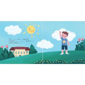 Going to My New School (Boy Version): A Children's Book That Helps Young Children Transition to Kindergarten / Elementary School and Reduce Anxiety (Behavior Science Children's Books)