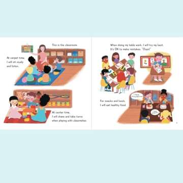 Going to My New School (Boy Version): A Children's Book That Helps Young Children Transition to Kindergarten / Elementary School and Reduce Anxiety (Behavior Science Children's Books)