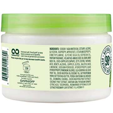 Garnier Fructis Style Curl Treat Defining Smoothie for Fine to Normal Curly Hair, 10.5 Ounce Jar