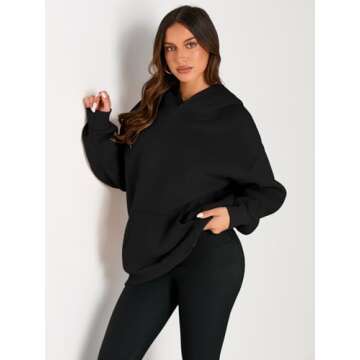 Trendy Queen Women's Oversized Hoodies - Fleece Sweatshirt Pullover