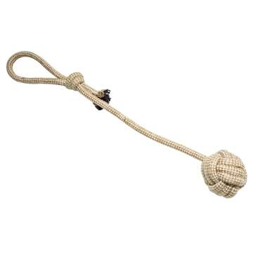 Franklin Pet Supply Co. Natural Rope Dog Toys - 4 Pack - Play Fetch - Tug of War - Dog Teething - Puppy Chew - Puppy - Teething Toy - Tug Rope - Tug Toy