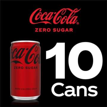 Coca-Cola Coke Zero Sugar 10-Pack, 7.5 fl oz Cans