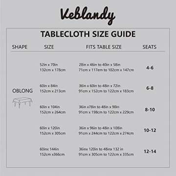 Veblandy Rectangle Tablecloth Weaved Textured Water Resistant Spill Proof Table Cloth, Decorative Fabric Wrinkle Free Table Cover for Events and Dinner, 60×120 Inch, White