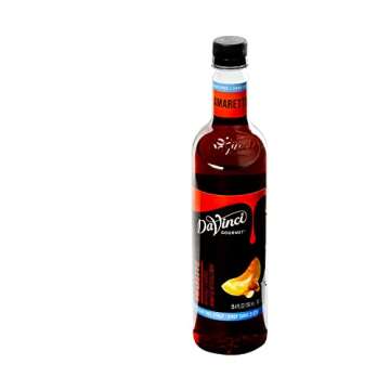 DaVinci Gourmet Sugar-Free Amaretto Syrup, 25.4 fl oz (Pack of 1)