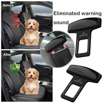 2 PCS Seat Belt Pads Cover Comfort Driving Suitable for Most Cars Helps You Travel conveniently and Comfortably (Black)