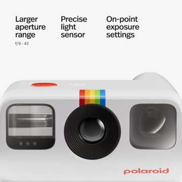 Polaroid Go Generation 2 - Mini Instant Camera + Film Bundle (16 Photos Included) - White (6282)