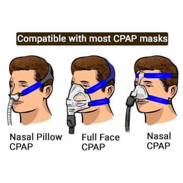 AVEEN 4-Packs CPAP strap covers, CPAP strap comfort pads, CPAP face pads, Comfortable CPAP supplies for CPAP mask, CPAP accessories for sleep apnea mask, CPAP pads, comfort supply for CPAP