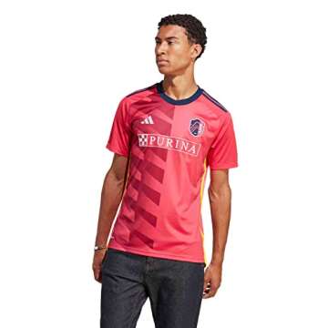 adidas Men's Soccer St. Louis F.C. 23/24 Home Jersey (as1, Alpha, s, Regular, Regular)