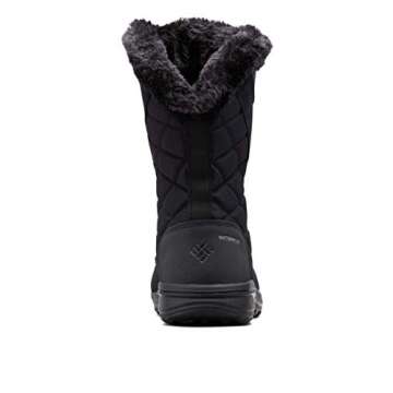 Columbia Women's Ice Maiden II Snow Boot, Black/Columbia Grey, 7.5 M US