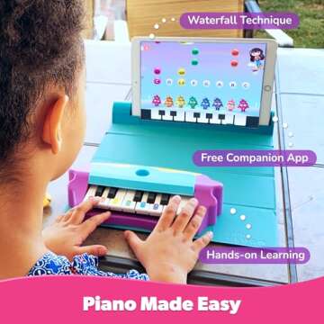 PlayShifu Plugo Tunes - Interactive Musical Toy and Piano Learning Kit, Educational Toys for Early Skill Development in Kids Ages 4-10, Learning Rhymes and Jingles, Gifts for Boys & Girls