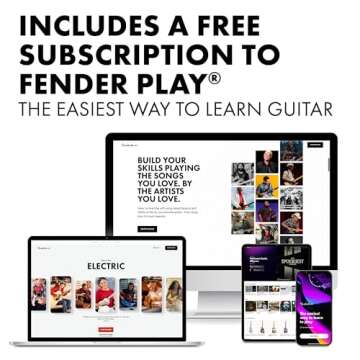 Fender Squier Debut Series Stratocaster Electric Guitar, Beginner Guitar, with 2-Year Warranty, Includes Free Lessons, 2-Color Sunburst with Matte Finish