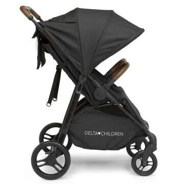 Delta Children Cruzer Double Stroller - Lightweight & Functional