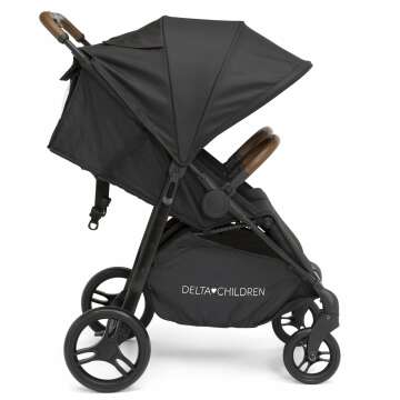 Delta Children Cruzer Double Stroller - Lightweight & Functional