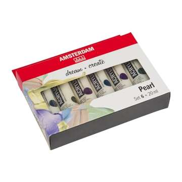 Amsterdam Acrylic Standard Series Paint Set 6x20ml, Pearl