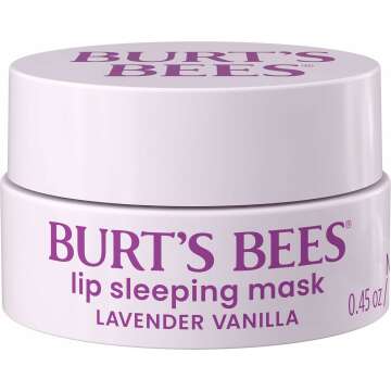 Burt’s Bees Lavender Vanilla Lip Sleeping Mask - 0.45 oz | Hydrating Overnight Treatment