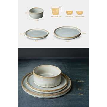 Famiware Star Dinnerware Set for 4 - 12 Pieces