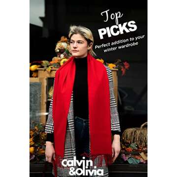 Unisex Cashmere Feel Tartan Scarf – Winter Essential