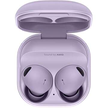 SAMSUNG Galaxy Buds2 Pro True Wireless Bluetooth Earbud Headphones - Bora Purple (Renewed)