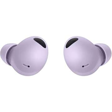 SAMSUNG Galaxy Buds2 Pro True Wireless Bluetooth Earbud Headphones - Bora Purple (Renewed)