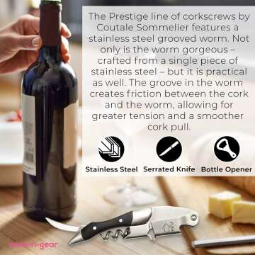 Prestige Waiters Wine Bottle Opener - Blackwood