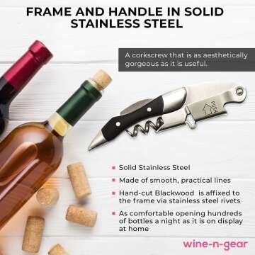 Prestige Waiters Wine Bottle Opener - Blackwood