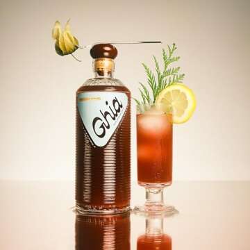 Ghia Non-Alcoholic Apéritif - 500ml | Botanical Mediterranean-Inspired Spirit Cocktail Mixer with Notes of Citrus, Rosemary & Bitter Herbs - Vegan, No Added Sugar, No Artificial Flavors, Caffeine-Free