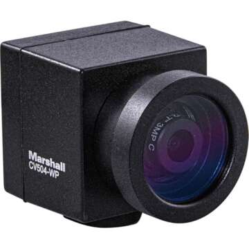 Marshall Electronics CV504-WP 2.2MP Full HD All-Weather 3G-SDI POV Camera with Interchangeable 4mm Lens