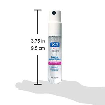 X3 Clean Mini Hand Sanitizer Spray