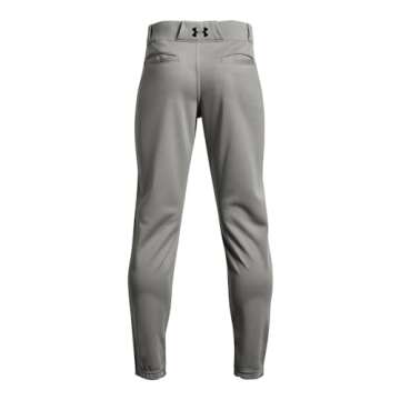 Under Armour Boys Utility Baseball Pant Closed , (080) Baseball Gray / / Black , Small