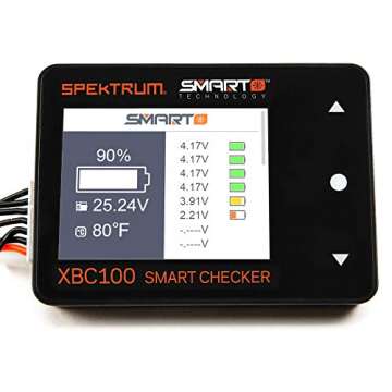 Spektrum XBC100 Smart Battery Checker & Servo Driver for RC - Reliable Performance