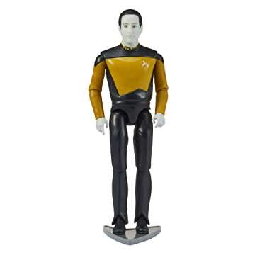 Star Trek Playmates Toys Universe: 5" Lt. Commander Data “Next Generation” Action Figure with Accessories, Multi